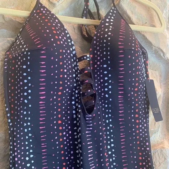 Rachel Roy Navy Multi One Piece Swimsuit - Picture 6 of 10